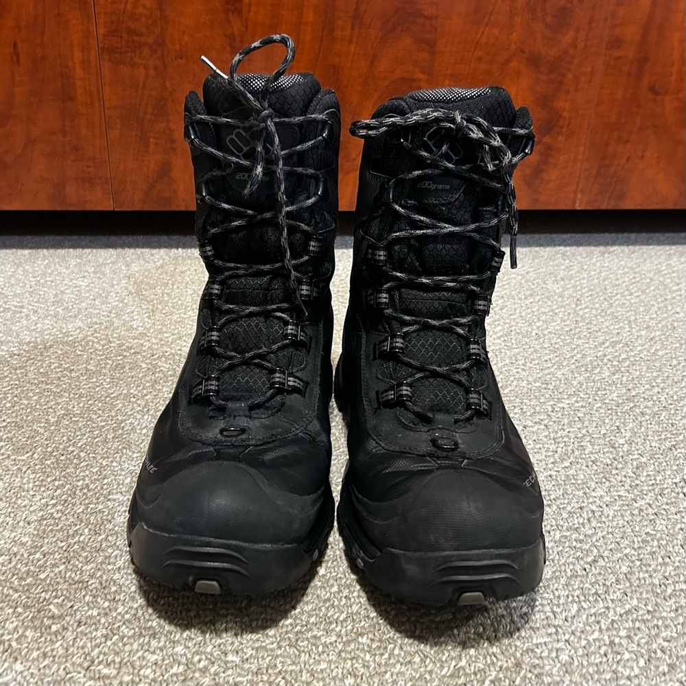 Columbia Men's Omni-Heat Techlite Waterproof Winter Boots Black Insulated Snow
